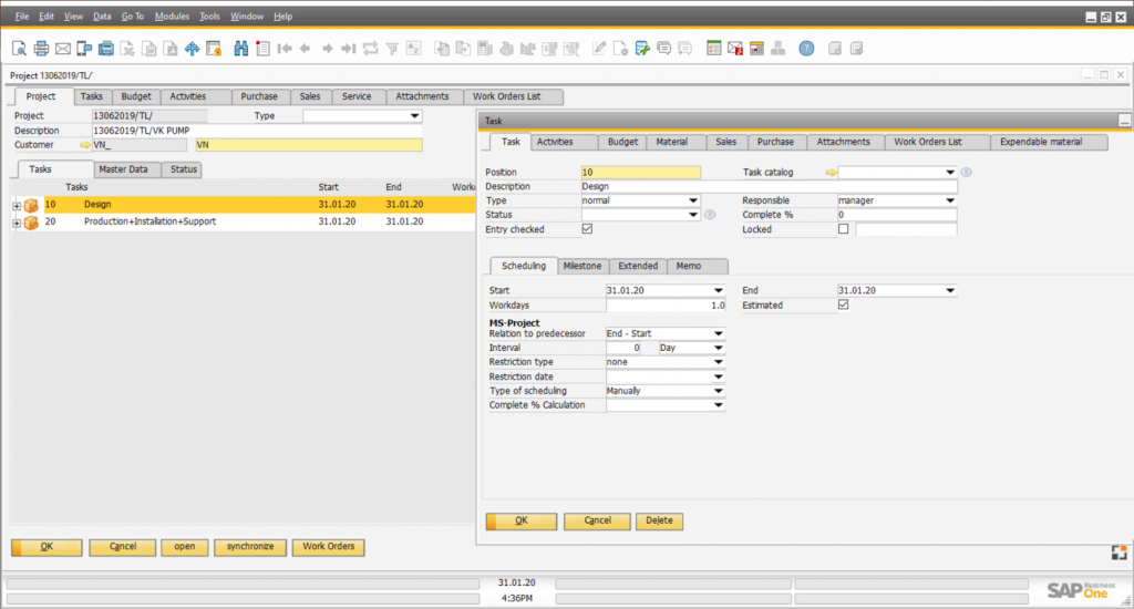 Setup Project Template