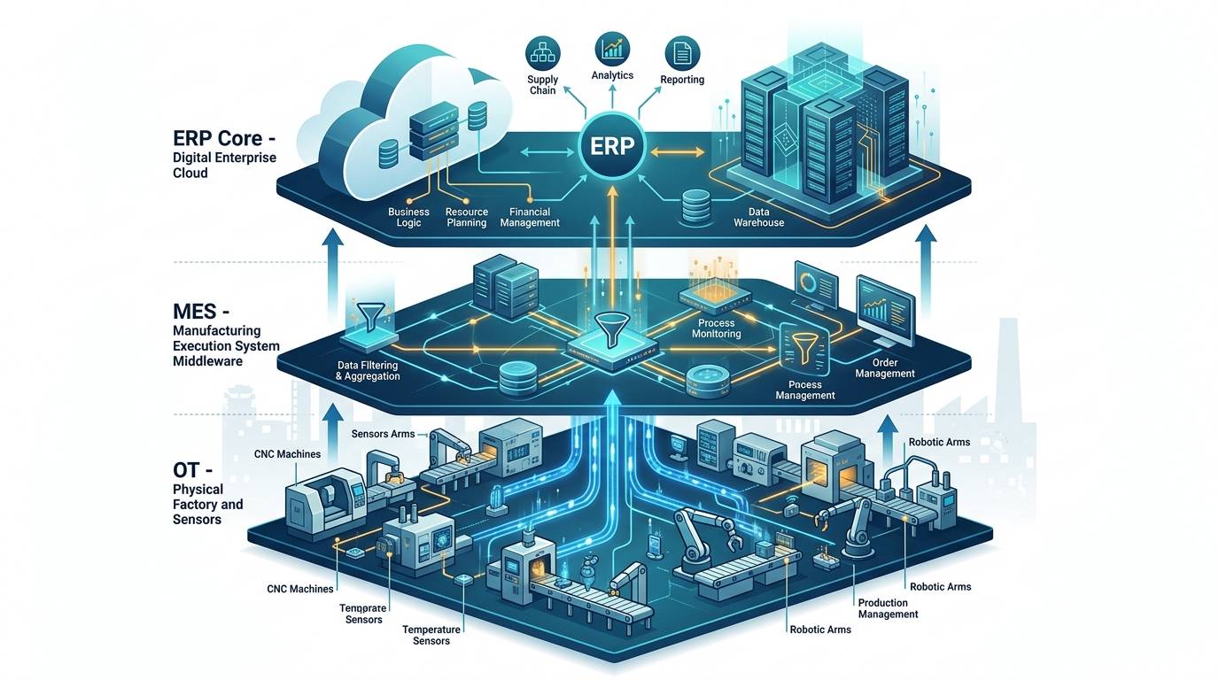 ERP 데이터 연결을 위한 3계층 아키텍처