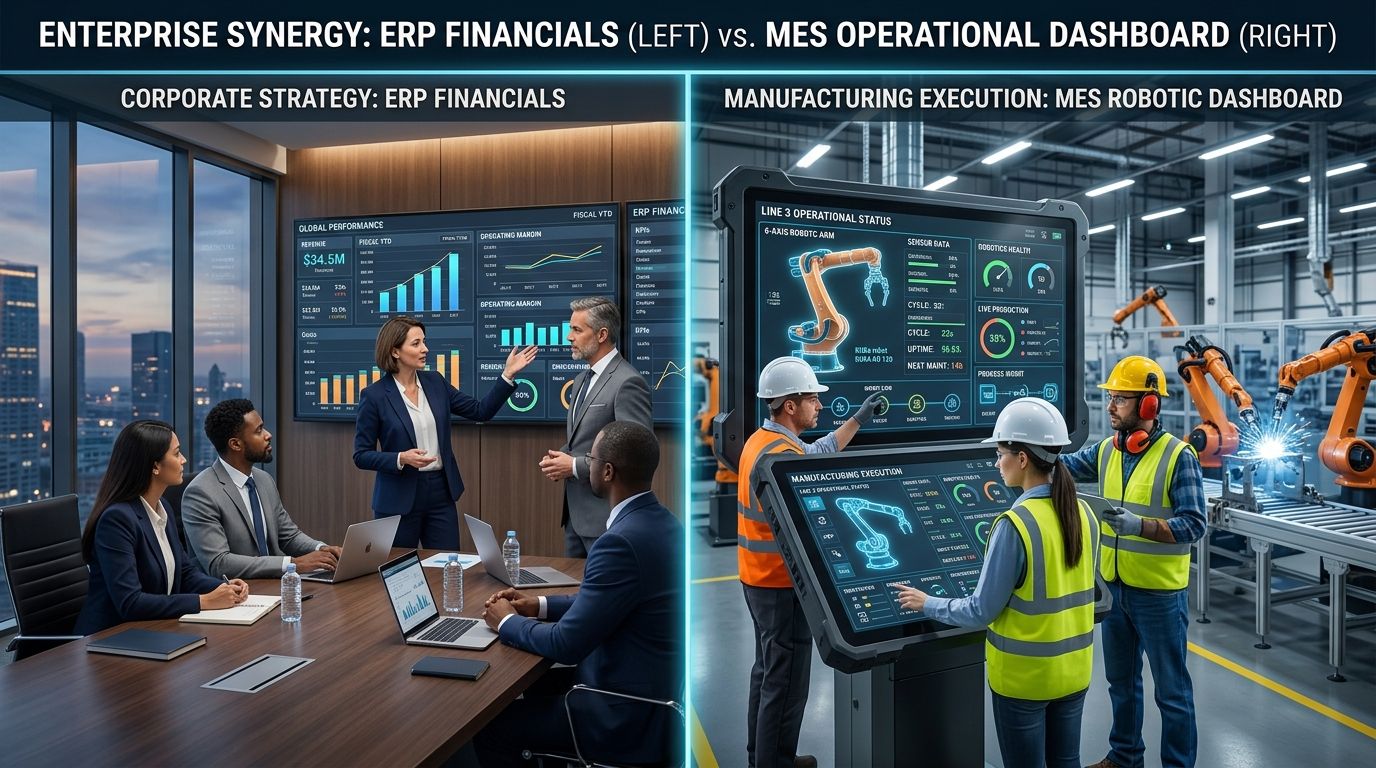 MES와 ERP: 인더스트리 4.0 제조 기업을 위한 최고의 선택은?