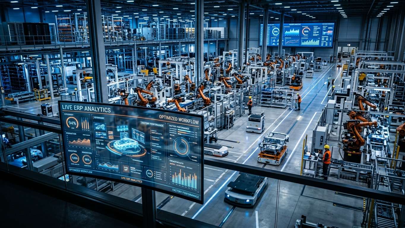 Trung tâm điều hành sản xuất thông minh đa ngành Smart Factory Operations Center